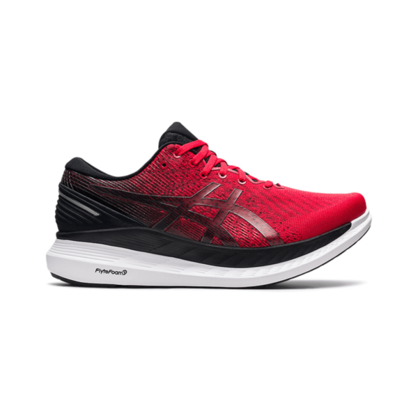 asics glide ride 2 electric red black heren.png