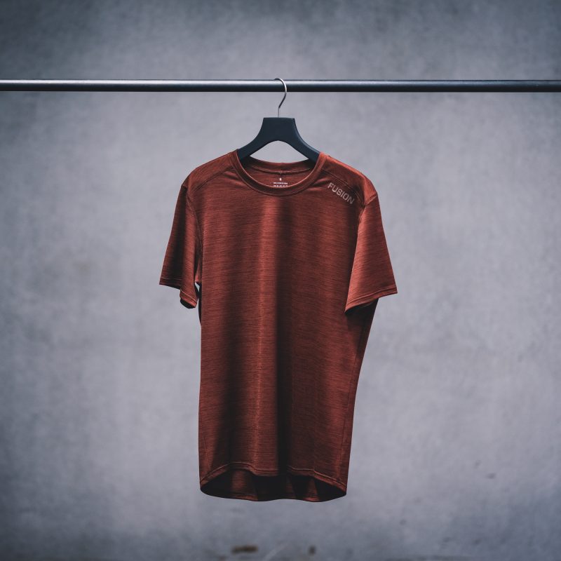 fusion c3 t shirt m choco