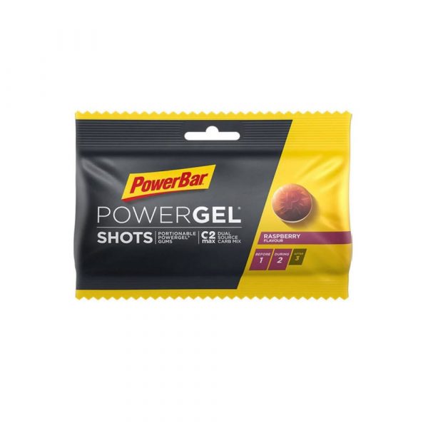 powerbar powergel shots raspberry