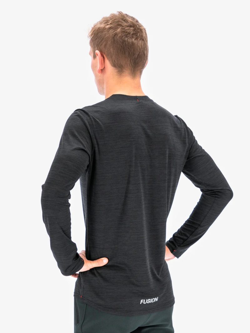 fusion c3 ls shirt heren back black