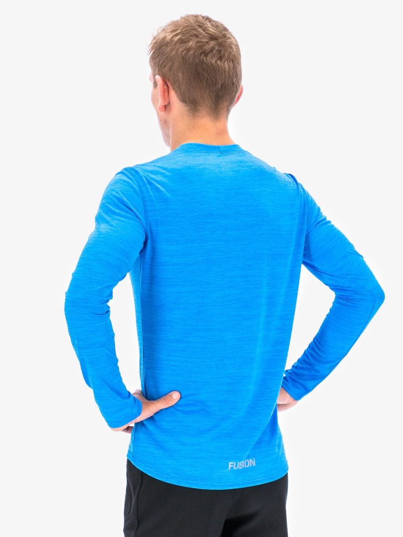 fusion c3 ls shirt heren back blue