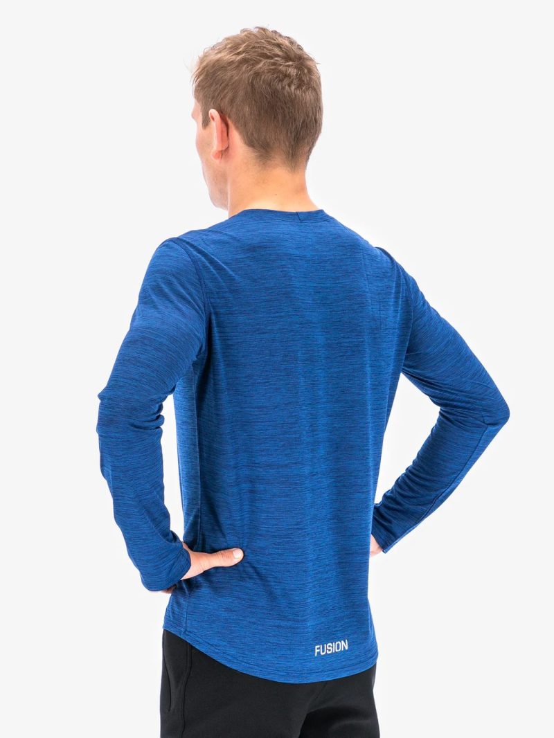 fusion c3 ls shirt heren back night blue