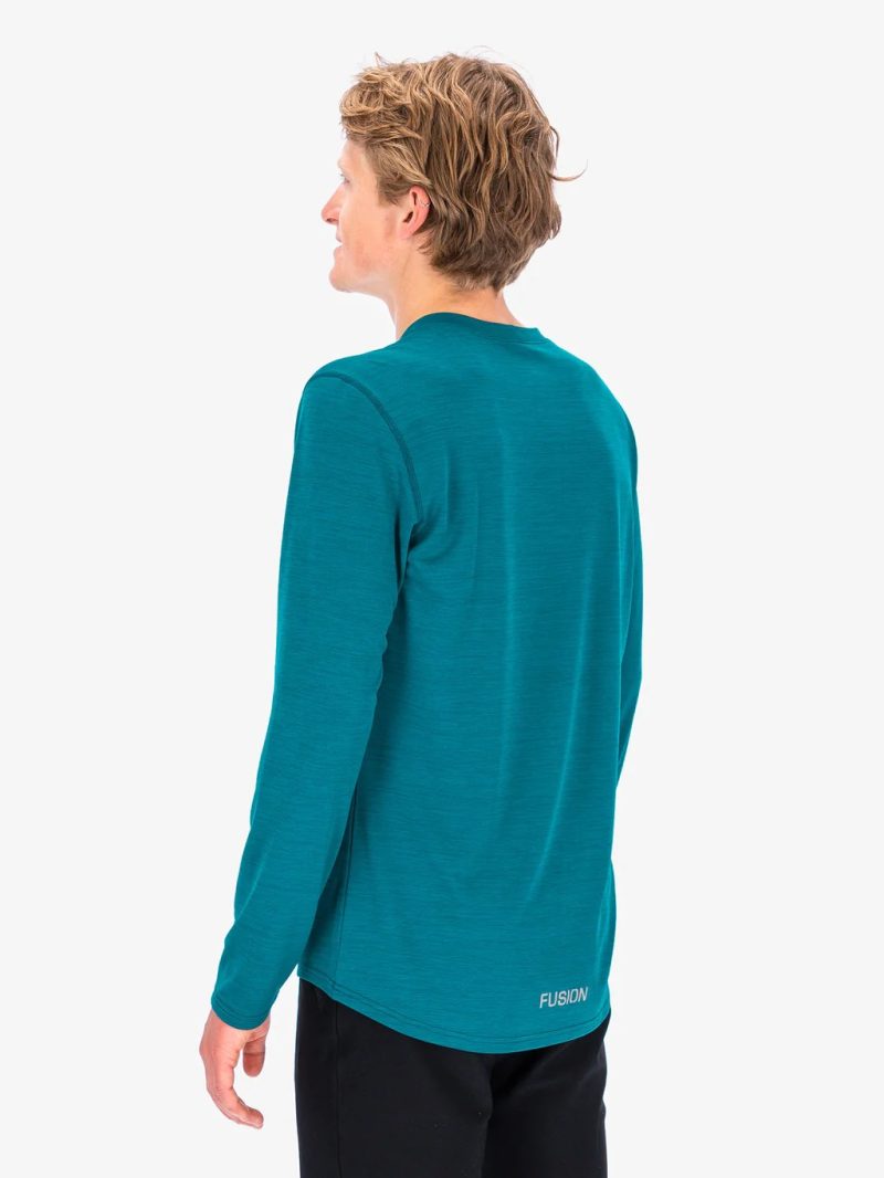 fusion c3 ls shirt heren back turquoise