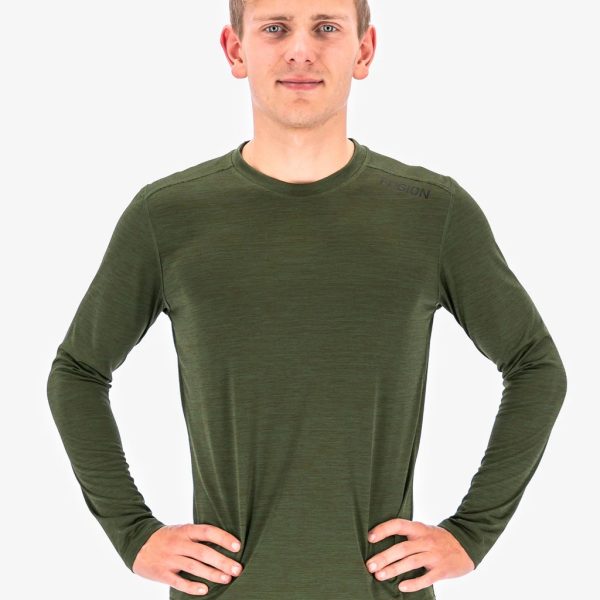 fusion c3 ls shirt heren front green