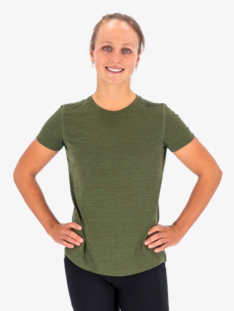 fusion mens c3 t shirt dames front green