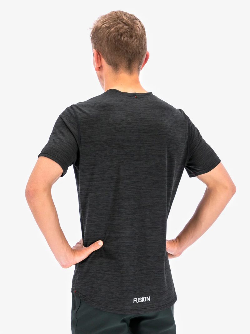 fusion mens c3 t shirt heren back black