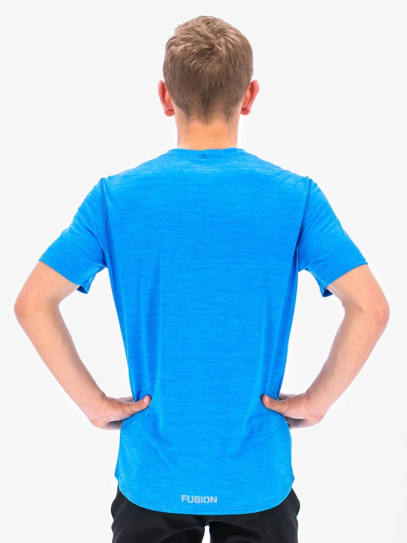 fusion mens c3 t shirt heren back blue