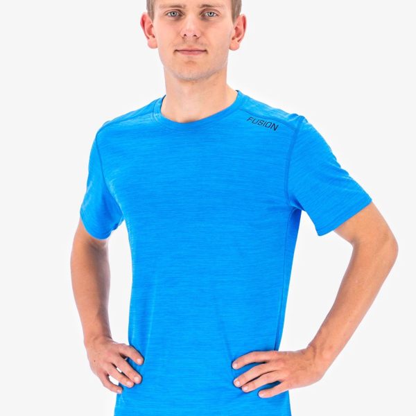 fusion mens c3 t shirt heren front blue