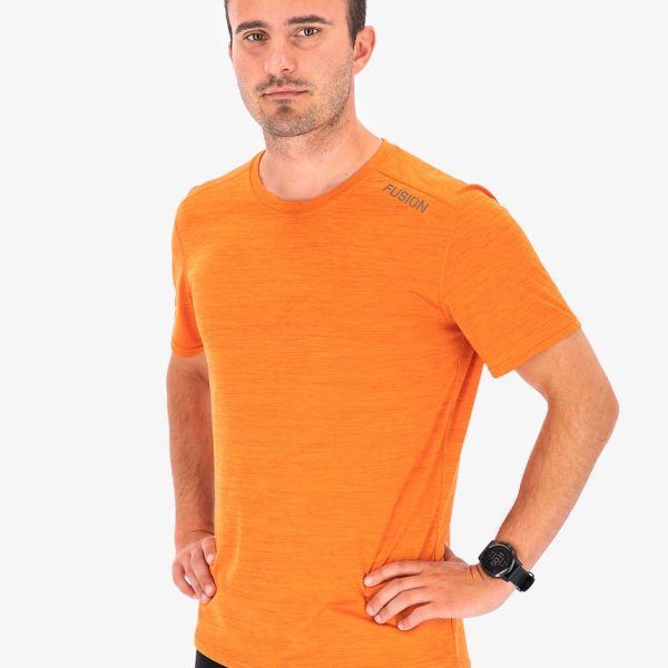 fusion mens c3 t shirt heren front orange