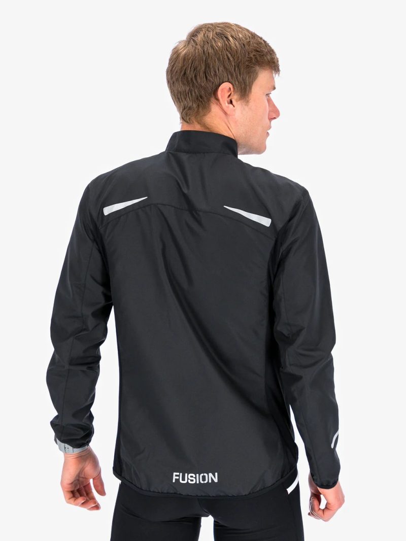 fusion s1 jacket black back heren