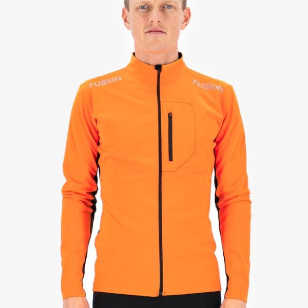 fusion s2 run jacket orange front step one