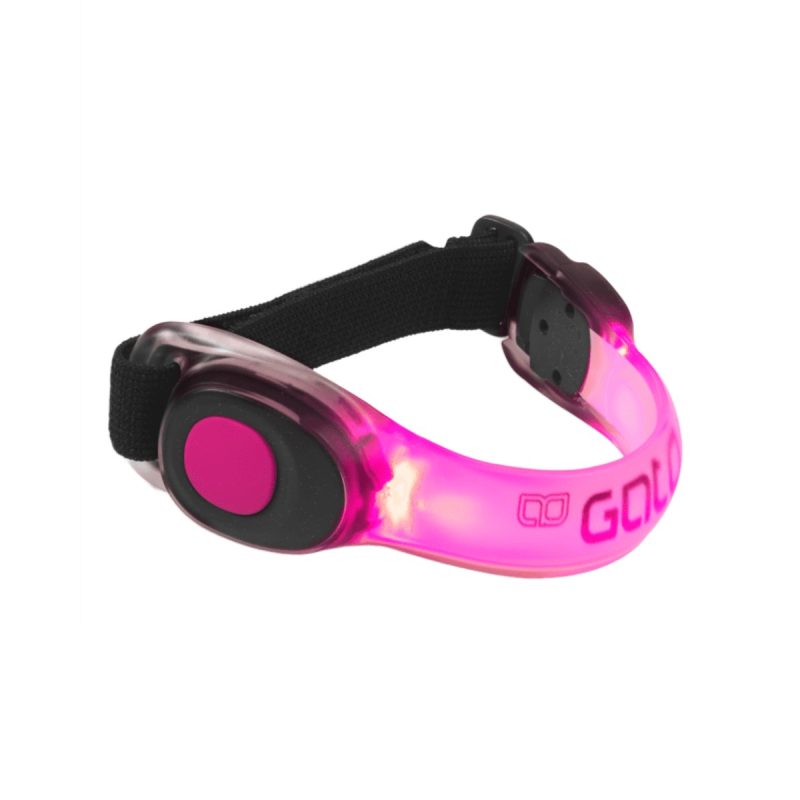 gato neon led armband pink