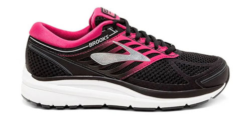brooks addiction 13 black pink grey w1