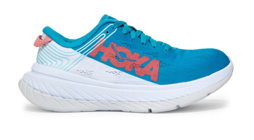 hoka carbon x caribbean sea white w1