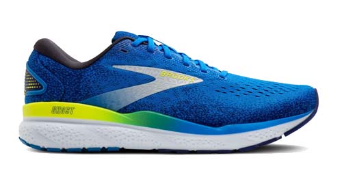 brooks ghost 16 110418 1d 421 electric blue navy lemon m1