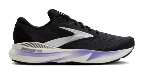 brooks adrenaline gts 120425 1b 099 ebony blue heron silver w2 step one borne