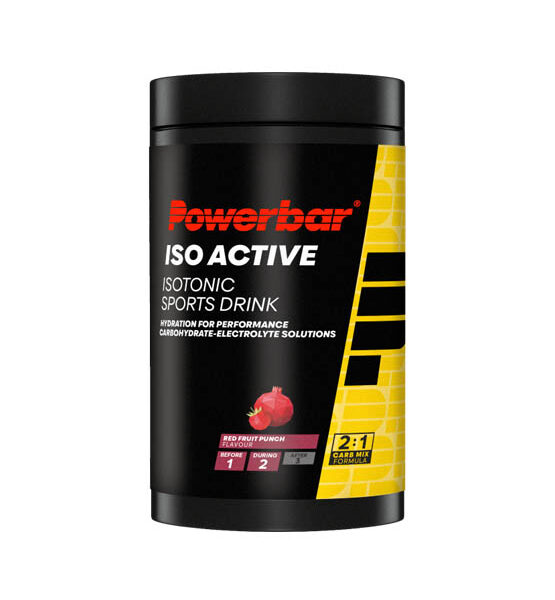 powerbar iso active red fruit punch 600g step one borne