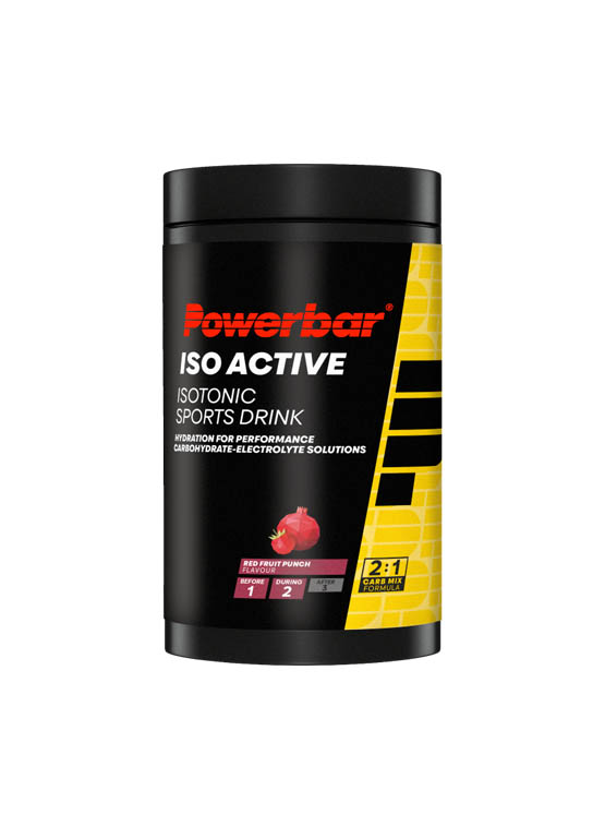 powerbar iso active red fruit punch 600g step one borne