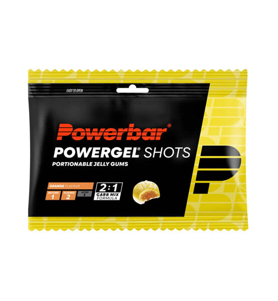 powerbar powergel shots orange step one borne