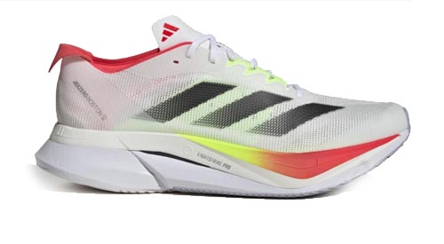 adidas adizero boston 12 jq2552 white black orange m