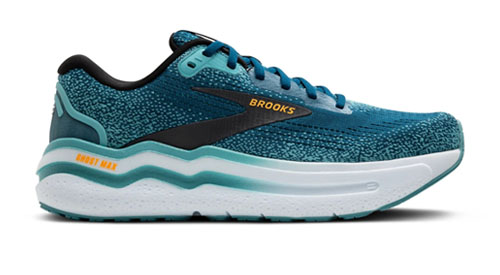 brooks ghost max 2 110431 1d 431 moroccan blue aqua orange pap m