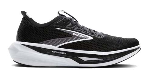 brooks hyperion 3 120453 1b 090 black grey white w